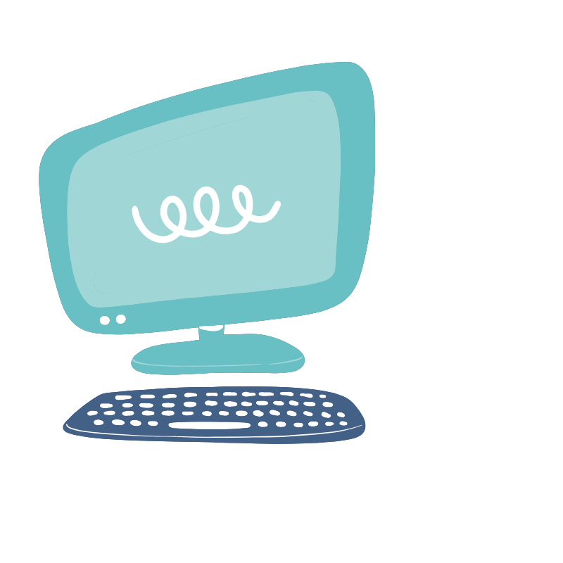 online-iconos Icono decorativo representativo de la opción de consulta "online"